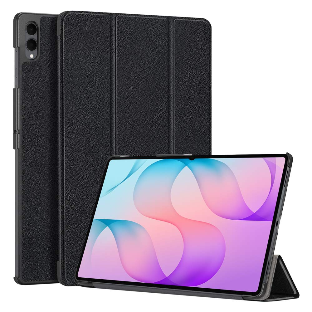 ARMOR-X Samsung Galaxy Tab S12 Ultra SM-X940 / X946 shockproof case, impact protection cover. Smart Tri-Fold Stand Magnetic PU Cover. Hand free typing, drawing, video watching.