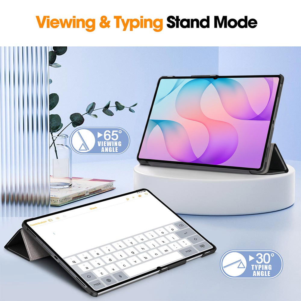 ARMOR-X Samsung Galaxy Tab S12 Ultra SM-X940 / X946 Smart Tri-Fold Stand Magnetic PU Cover.