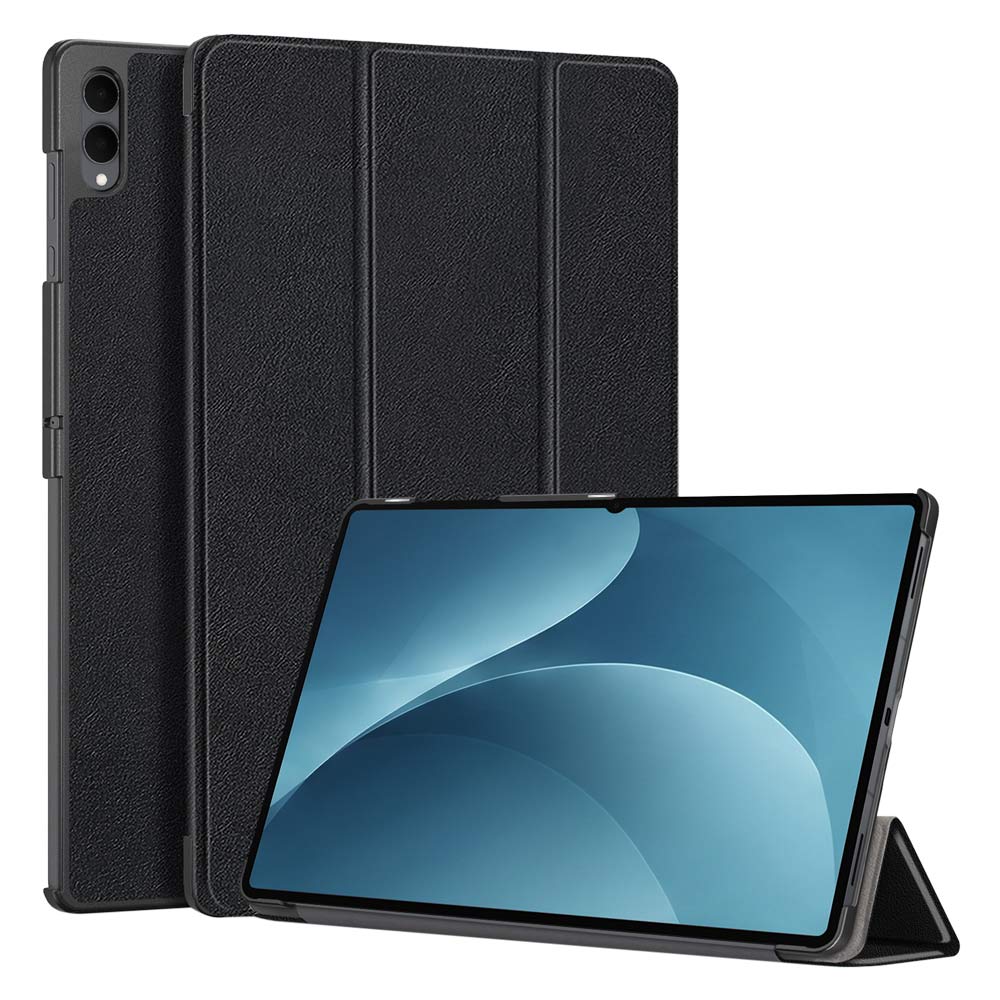 ARMOR-X Samsung Galaxy Tab S12 Ultra SM-X940 / X946 shockproof case, impact protection cover. Smart Tri-Fold Stand Magnetic PU Cover. Hand free typing, drawing, video watching.