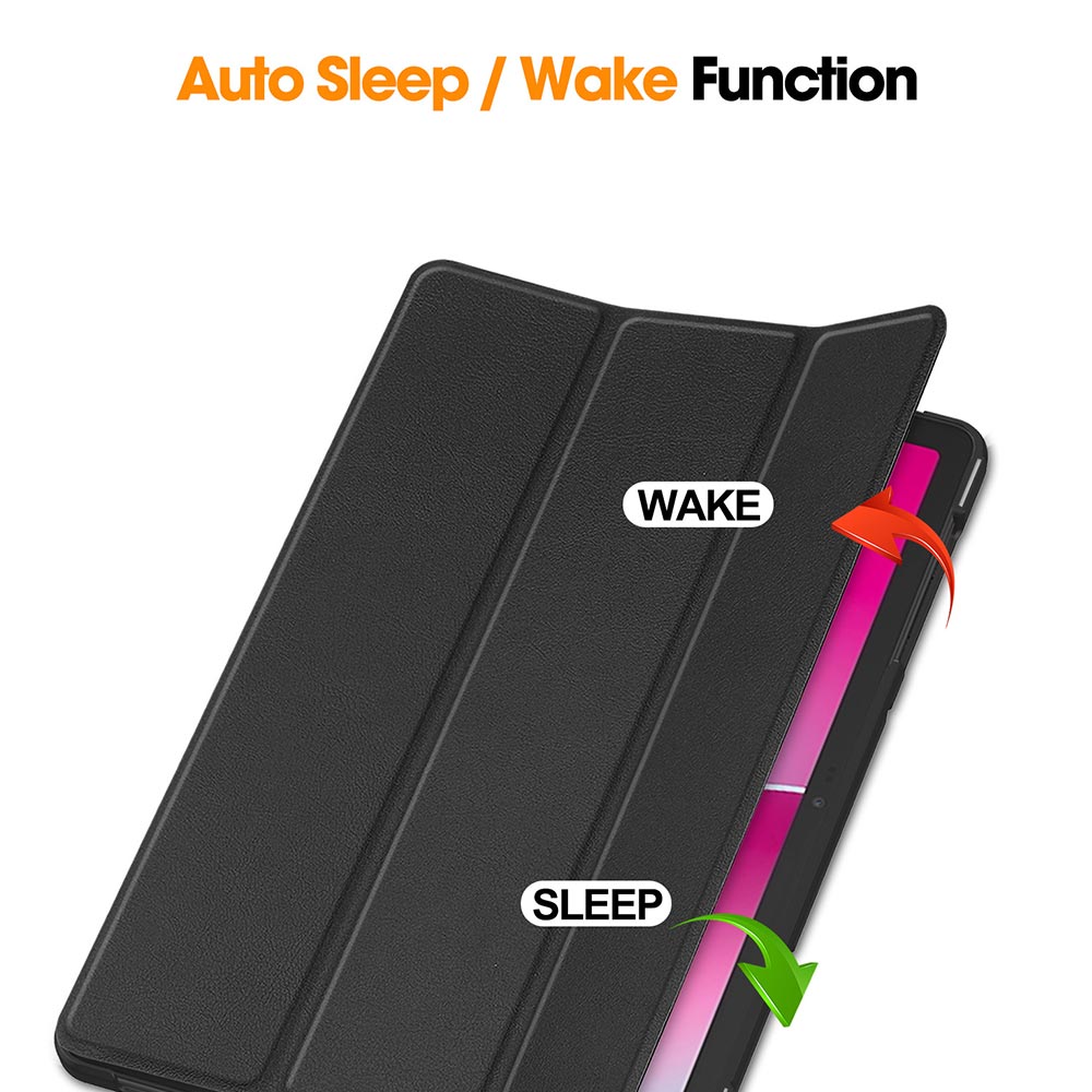 ARMOR-X T-Mobile REVVL Tab 2 shockproof case, impact protection cover. Auto sleep / wake function.