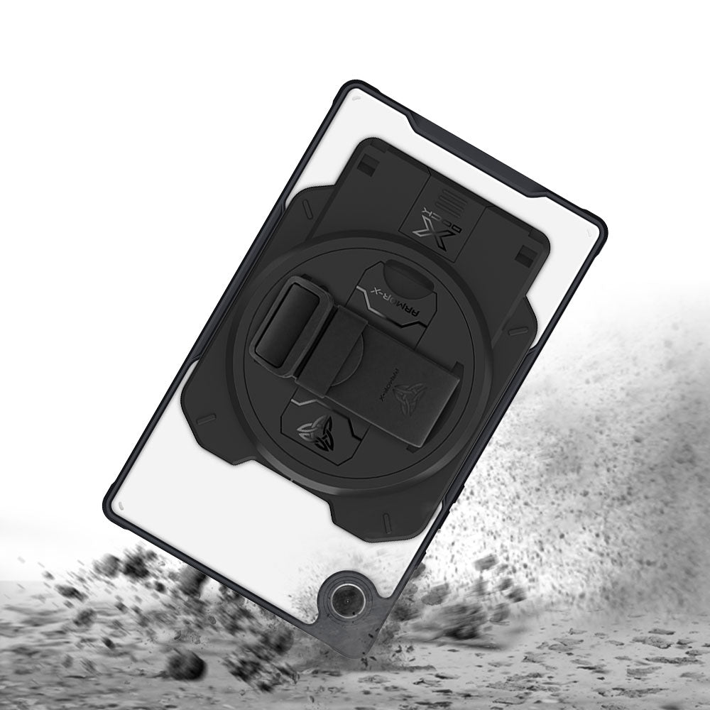 ARMOR-X Samsung Galaxy Tab A9 ( 8.7" ) SM-X110 / SM-X115 Healthcare &amp; Medical-Grade Ultra Slim 4 Corner Impact Protection Case. Shock-absorbing Air-Pillow technology reinforces all four corners to help protect your device from accidental bumps and everyday drops in demanding healthcare environments.