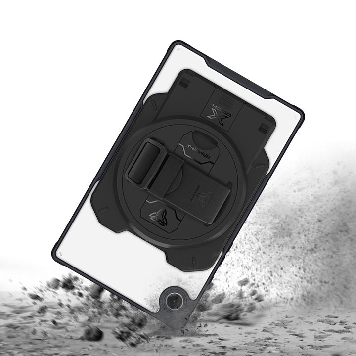 ARMOR-X Samsung Galaxy Tab A9 ( 8.7" ) SM-X110 / SM-X115 Healthcare &amp; Medical-Grade Ultra Slim 4 Corner Impact Protection Case. Shock-absorbing Air-Pillow technology reinforces all four corners to help protect your device from accidental bumps and everyday drops in demanding healthcare environments.