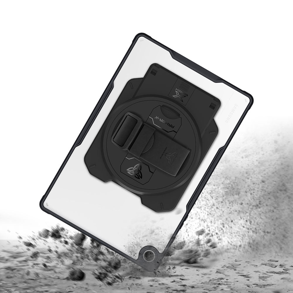 ARMOR-X Samsung Galaxy Tab A9+ A9 Plus ( 11" ) SM-X210 / SM-X215 / SM-X216 Healthcare &amp; Medical-Grade Ultra Slim 4 Corner Impact Protection Case. Shock-absorbing Air-Pillow technology reinforces all four corners to help protect your device from accidental bumps and everyday drops in demanding healthcare environments.