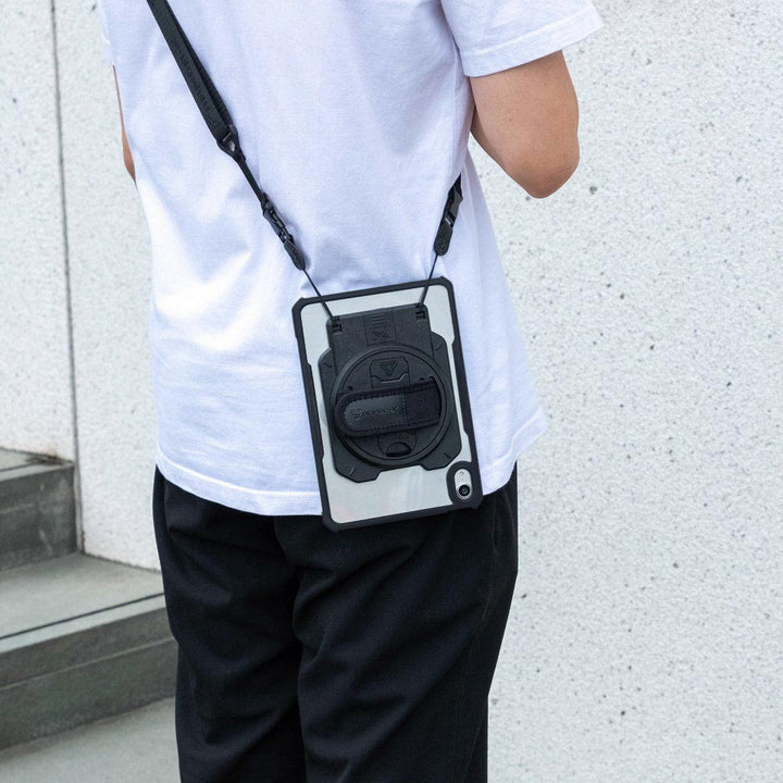 ARMOR-X iPad 10.2 (7th & 8th Gen.) 2019 / 2020 case with shoulder strap come with a quick-release feature, allowing you to easily detach your device when needed.