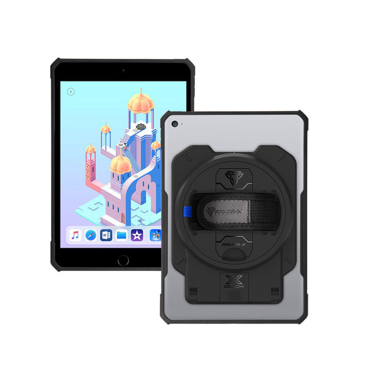 ARMOR-X iPad mini 1 / mini 2 / mini 3 ultra slim 4 corner anti-impact tablet case with X-DOCK modular eco-system.