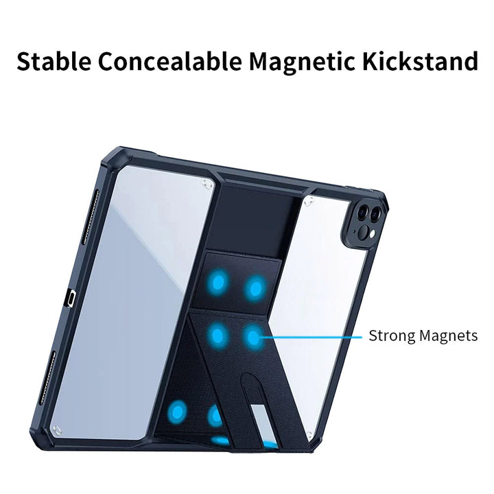 ARMOR-X Xiaomi Mi Pad 5 / 5 Pro 11" shockproof case. Built-in magnetic kickstand easy to push out and back in.