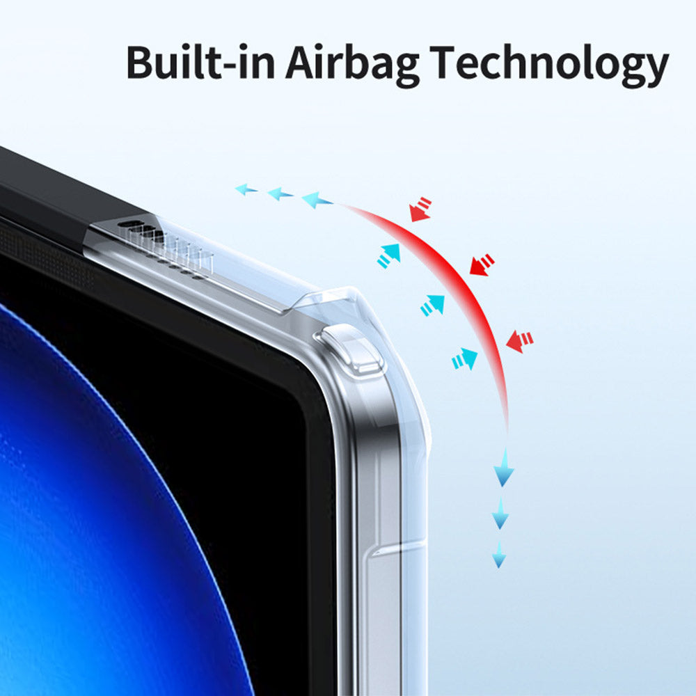 ARMOR-X Xiaomi Pad 6S Pro 12.4 shockproof case. 4 corner shock-absorbent Air-Pillow Technology protects.
