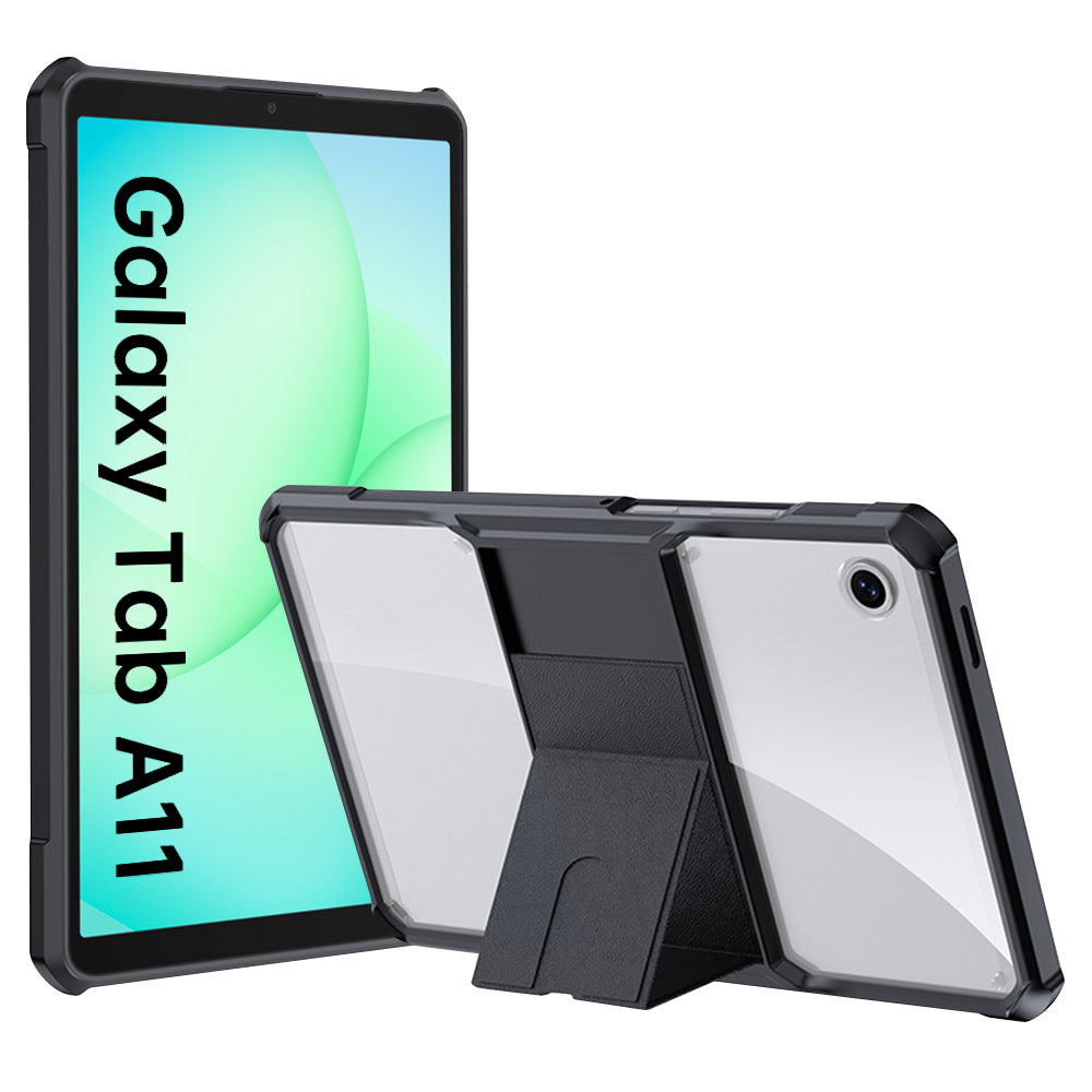 ARMOR-X Samsung Galaxy Tab A11 ( 8.7" ) SM-X130 / SM-X133 / SM-X135 ultra slim 4 corner shockproof case with magnetic kick-stand.