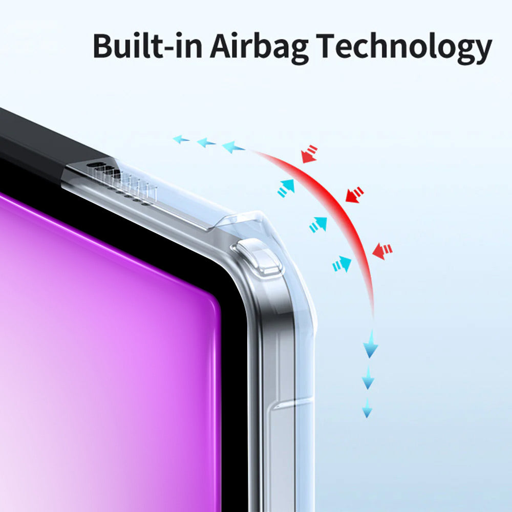 ARMOR-X iPad Air 13 ( M2 ) shockproof case. 4 corner shock-absorbent Air-Pillow Technology protects.