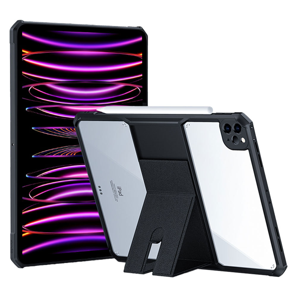 ARMOR-X iPad Pro 11 ( 2nd / 3rd / 4th Gen. ) 2020 / 2021 / 2022 ultra slim 4 corner shockproof case with magnetic kick-stand.
