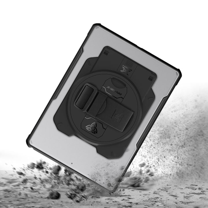 ARMOR-X iPad 9.7 ( 5th / 6th Gen. ) 2017 / 2018 Healthcare &amp; Medical-Grade Ultra Slim 4 Corner Impact Protection Case. Shock-absorbing Air-Pillow technology reinforces all four corners to help protect your device from accidental bumps and everyday drops in demanding healthcare environments.