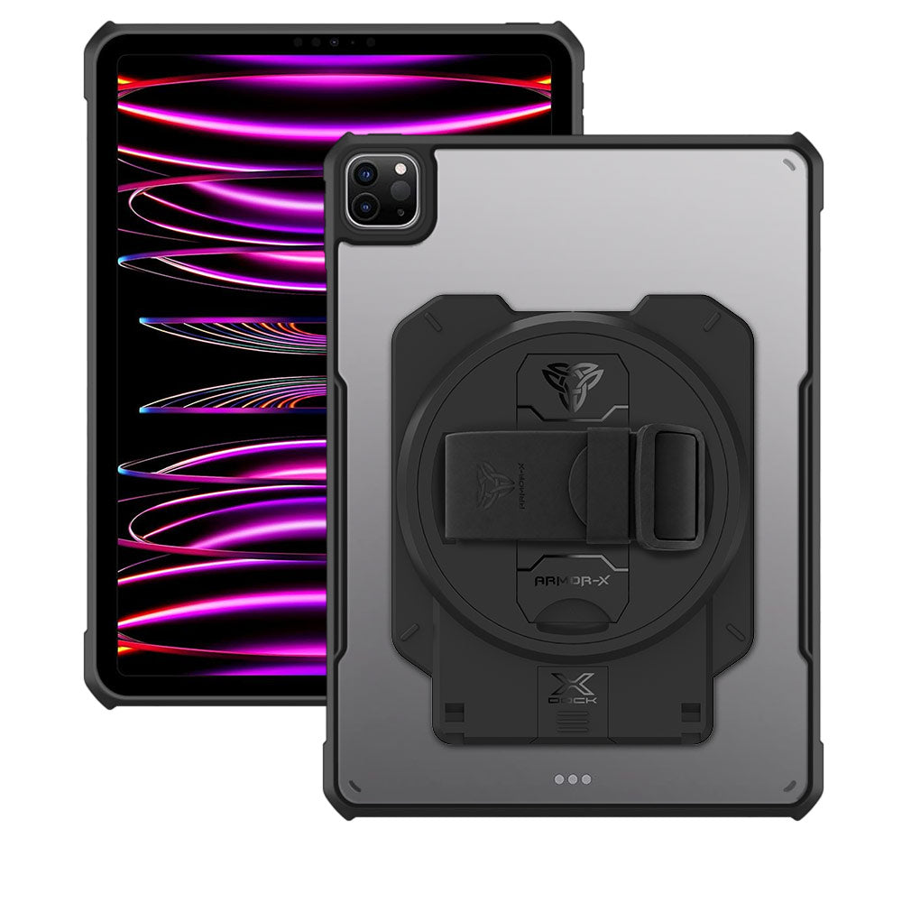 ARMOR-X iPad Pro 11 ( 1st / 2nd / 3rd / 4th Gen. ) 2018 / 2020 / 2021 / 2022 Healthcare &amp; Medical-Grade Ultra Slim 4 Corner Impact Protection Case with X-DOCK Modular Eco-System.