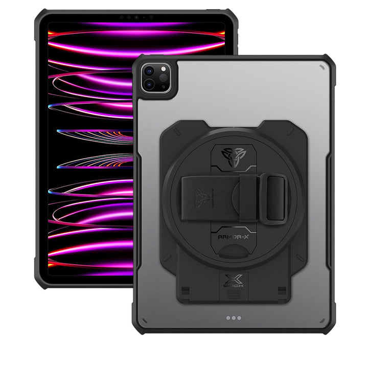 ARMOR-X iPad Pro 11 ( 1st / 2nd / 3rd / 4th Gen. ) 2018 / 2020 / 2021 / 2022 Healthcare &amp; Medical-Grade Ultra Slim 4 Corner Impact Protection Case with X-DOCK Modular Eco-System.