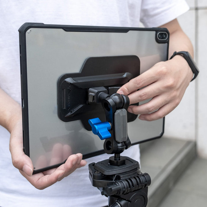 ARMOR-X Samsung Galaxy Tab S9+ S9 Plus SM-X810 / X816 case with X-mount system to mount the tablet to the device you want.