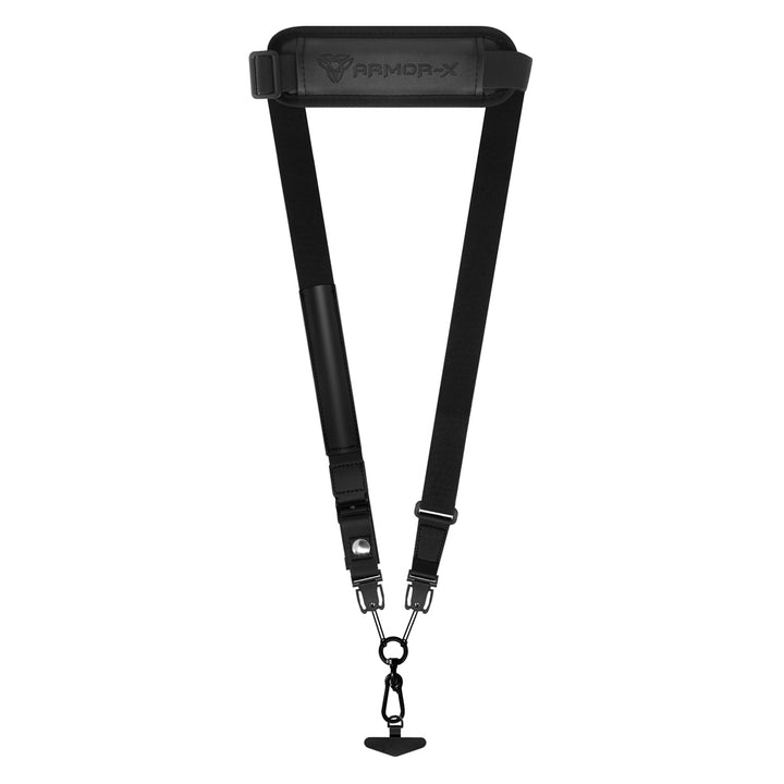ARMOR-X Universal Shoulder Strap Phone Lanyard. Designed with your safety in mind, the automatic tear-off system releases when force exceeds 10kg / 22lb, helping reduce the risk of accidents by preventing sudden pulls or snags.