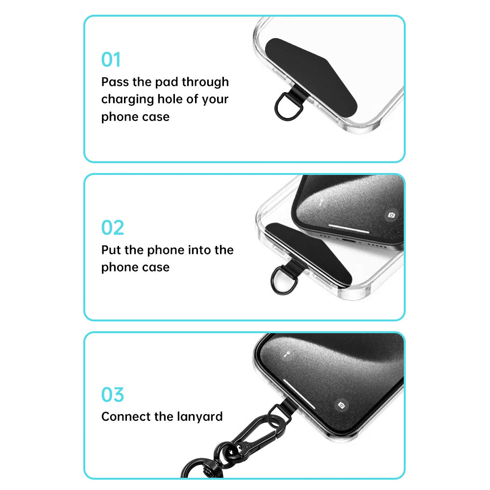 EDC-CA3 | Universal Shoulder Strap Phone Lanyard with Shoulder Pad & Pen Holder