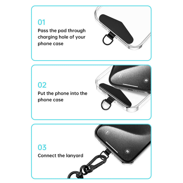 EDC-CA3 | Universal Shoulder Strap Phone Lanyard with Shoulder Pad & Pen Holder