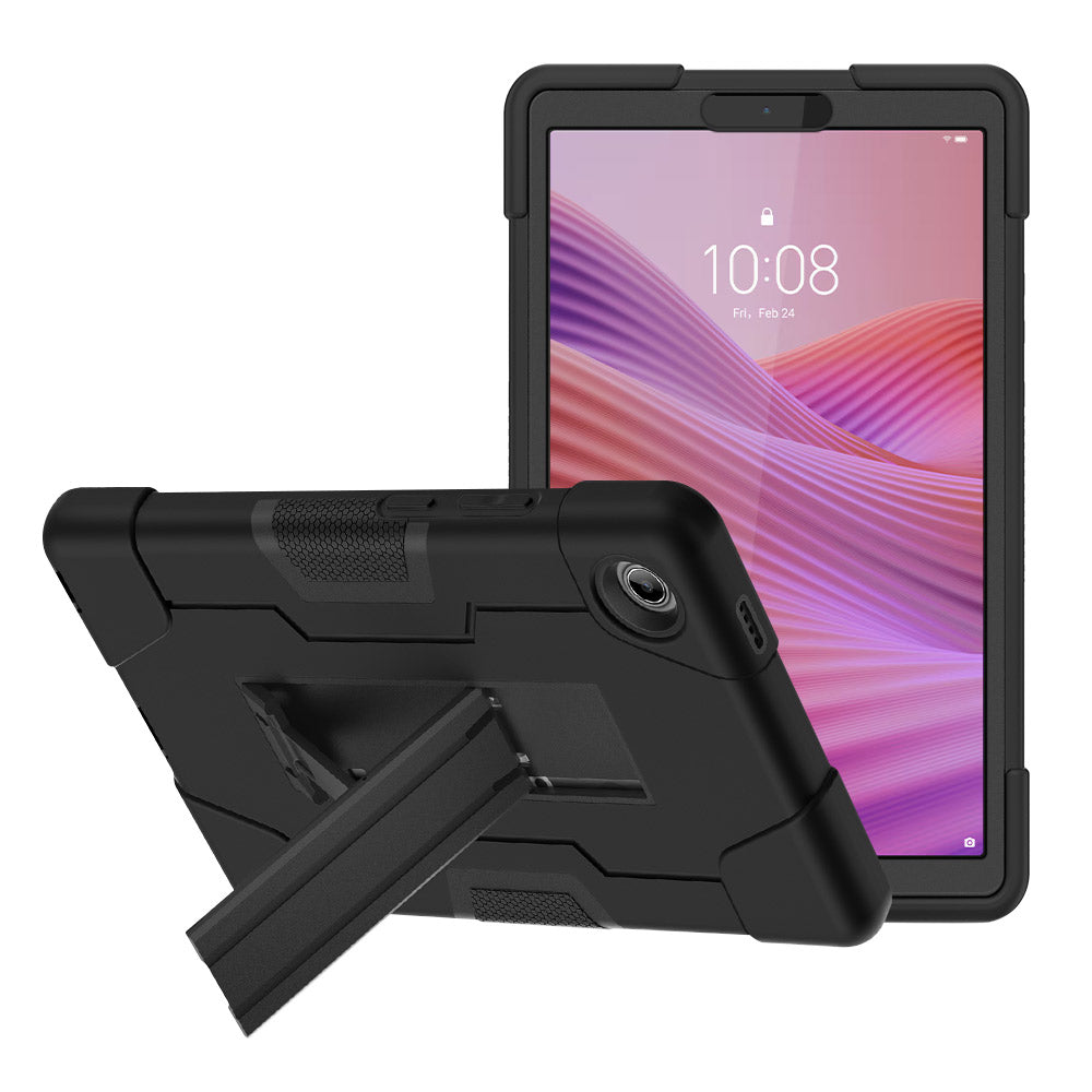 ARMOR-X Lenovo Tab K9 / Lenovo Tab One TB305 shockproof case, impact protection cover. Rugged case with kick stand.