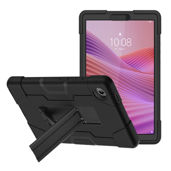 ARMOR-X Lenovo Tab K9 / Lenovo Tab One TB305 shockproof case, impact protection cover. Rugged case with kick stand.