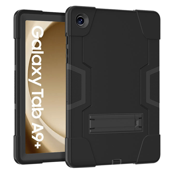 ARMOR-X Samsung Galaxy Tab A9+ A9 Plus SM-X210 / SM-X215 / SM-X216 shockproof case, impact protection cover with kick stand. Rugged case with kick stand.