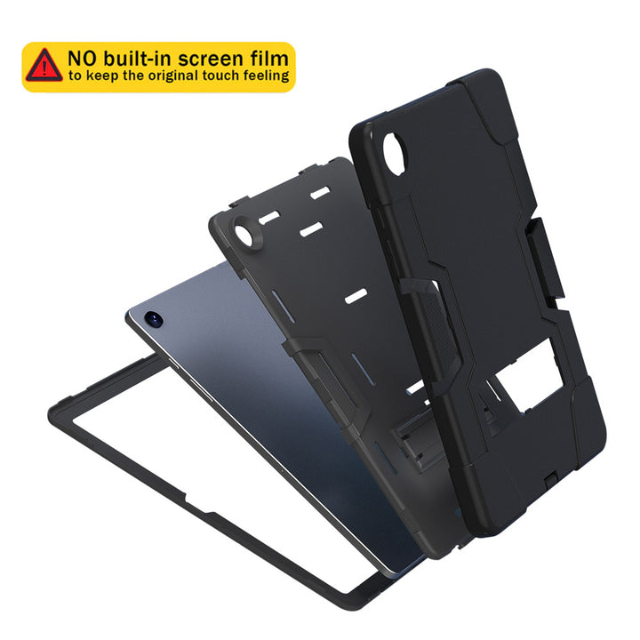 ARMOR-X Samsung Galaxy Tab A9+ A9 Plus SM-X210 / SM-X215 / SM-X216 shockproof case, impact protection cover with kick stand. Ultra 3 layers impact resistant design.