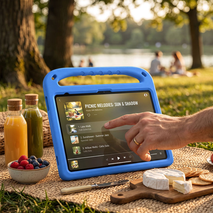 EVN-iPad-N2 | iPad Pro 9.7 2016 | Durable shockproof protective case w/ handle grip and kick-stand
