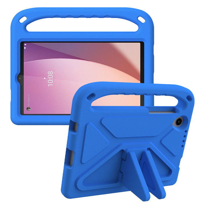 ARMOR-X Lenovo Tab M8 (4th Gen) 2024 TB301 / TB300 Durable shockproof protective case with handle grip and kick-stand.