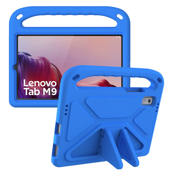 ARMOR-X Lenovo Tab M9 TB310 Durable shockproof protective case with handle grip and kick-stand.