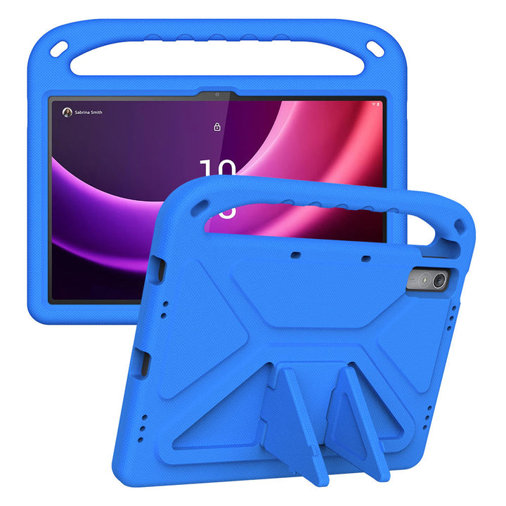 ARMOR-X Lenovo Tab P11 Gen 2 TB350 Durable shockproof protective case with handle grip and kick-stand.