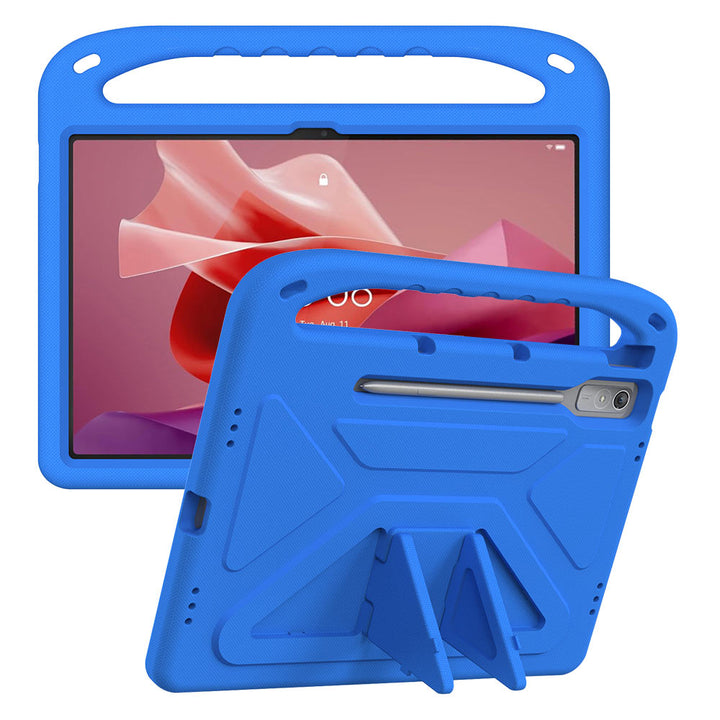 ARMOR-X Lenovo Tab P12 TB370 Durable shockproof protective case with handle grip and kick-stand.