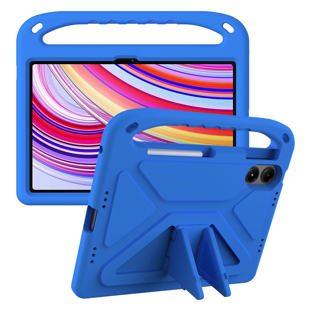 ARMOR-X Xiaomi Redmi Pad Pro Durable shockproof protective case with handle grip and kick-stand.