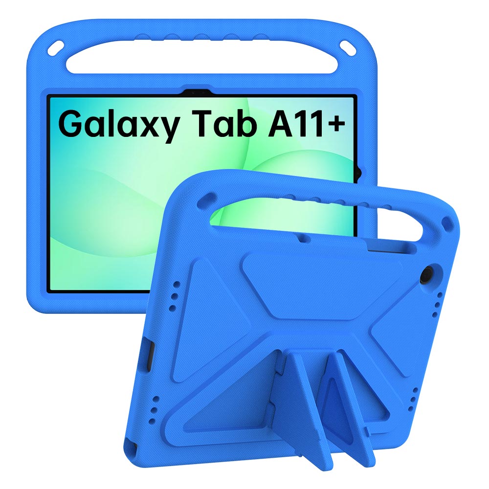 ARMOR-X Samsung Galaxy Tab A11+ A11 Plus ( 11" ) SM-X230 / SM-X235 / SM-X236 / SM-X238 Durable shockproof protective case with handle grip and kick-stand.