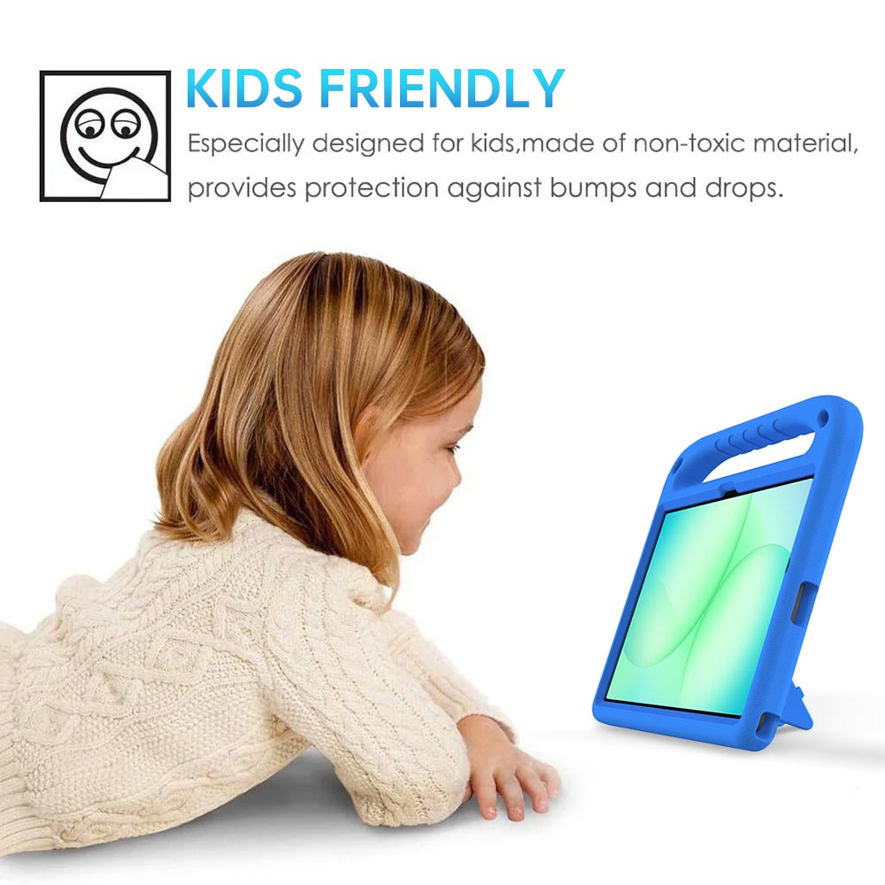 ARMOR-X Samsung Galaxy Tab A11+ A11 Plus ( 11" ) SM-X230 / SM-X235 / SM-X236 / SM-X238 Durable shockproof protective case with handle grip and kick-stand.