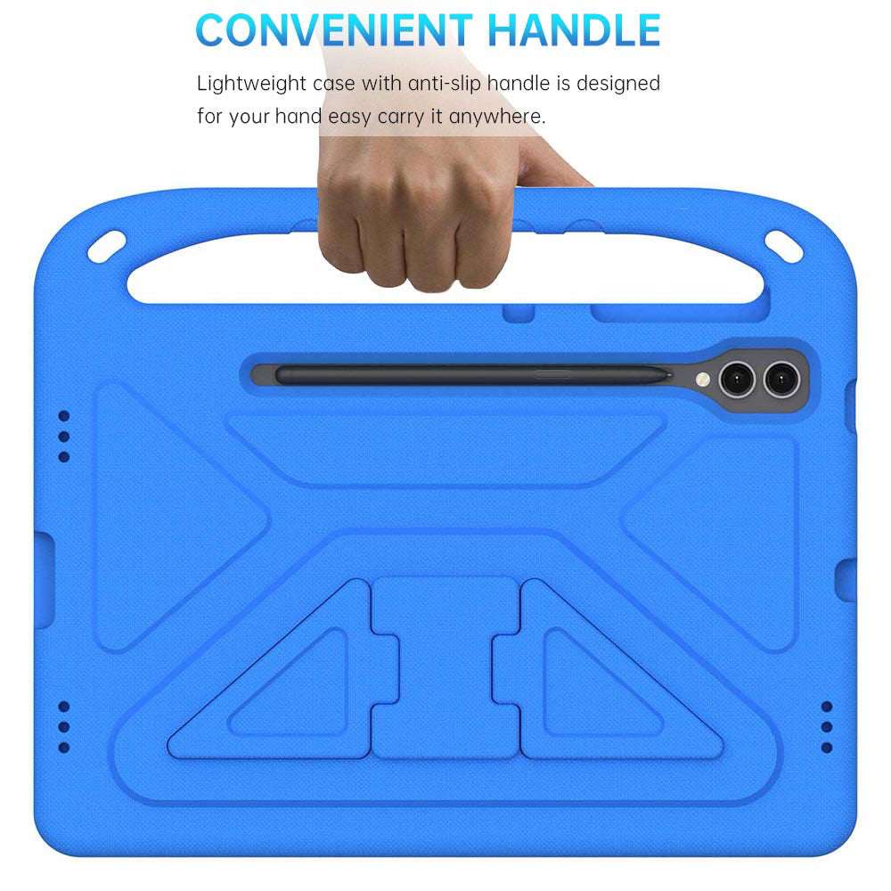 EVN-SS-X810 | Samsung Galaxy Tab S9+ S9 Plus SM-X810 / X816 / X818 | Durable shockproof protective case w/ handle grip and kick-stand