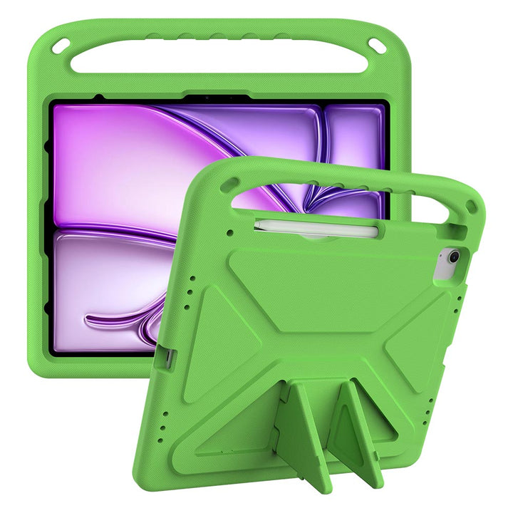 EVN-iPad-PR10 | iPad Air 13 ( M2 ) | Durable shockproof protective case w/ handle grip and kick-stand