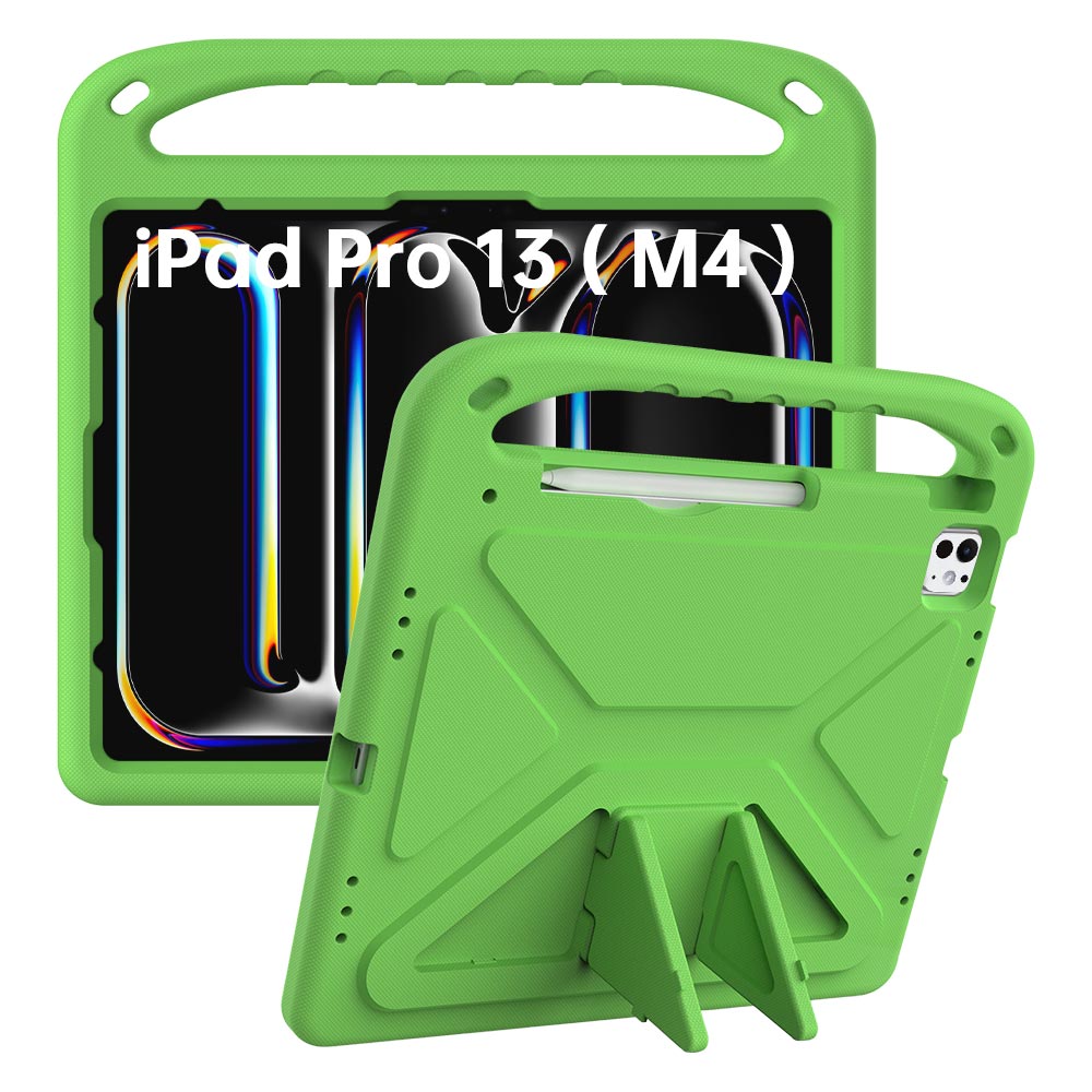 EVN-iPad-PR10 | iPad Pro 13 ( M4 ) | Durable shockproof protective case w/ handle grip and kick-stand