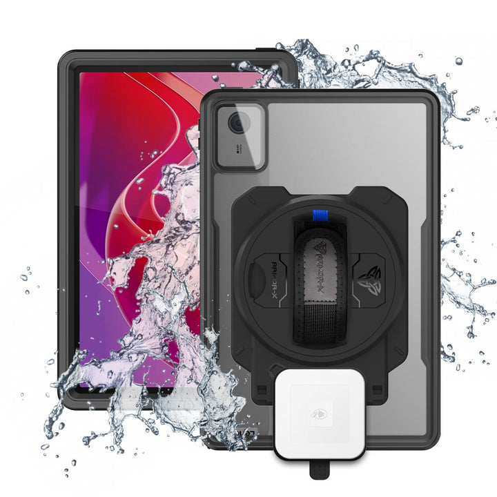 EX1-MAN-LN-MK11 | Lenovo Tab M11 / K11 TB330 | IP68 Waterproof, Shock & Dust Proof Case With Square Card Reader Holder