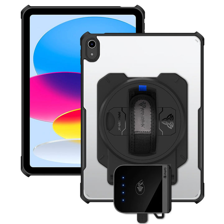 EX2-DAN-iPad-N5 | iPad 11-Inch (11th Gen / A16) | Ultra Slim 4 Corner Anti-Impact Tablet Case With Shopify Tap & Chip Card Reader Holder