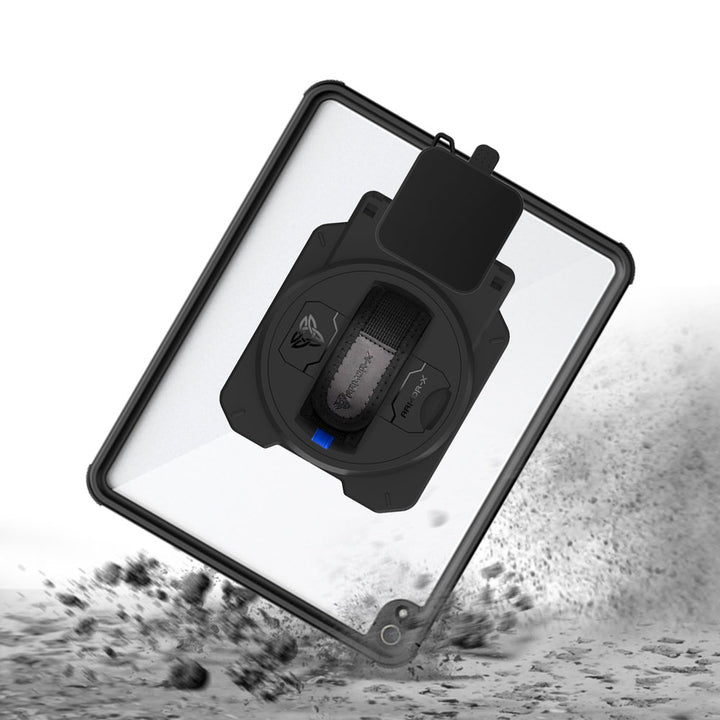 EX2-MAN-A11S | iPad Pro 12.9 ( 3rd Gen. ) 2018 | IP68 Waterproof, Shock & Dust Proof Case With Revolut Card Reader Holder