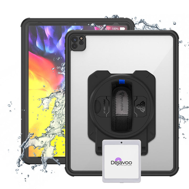 EX2-MAN-A13S | iPad Pro 12.9 ( 4th Gen ) 2020 | IP68 Waterproof, Shock &amp; Dust Proof Case With dejavoo P12 mPOS PIN Pad