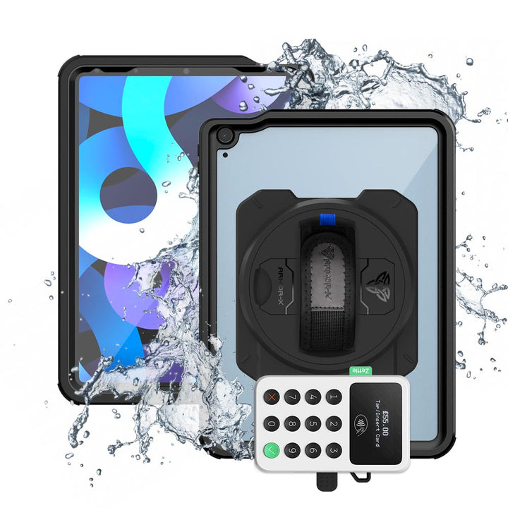 EX2-MAN-A14S | iPad Air 4 2020 / Air 5 2022 | IP68 Waterproof, Shock & Dust Proof Case With Zettle Card Reader 2 Holder