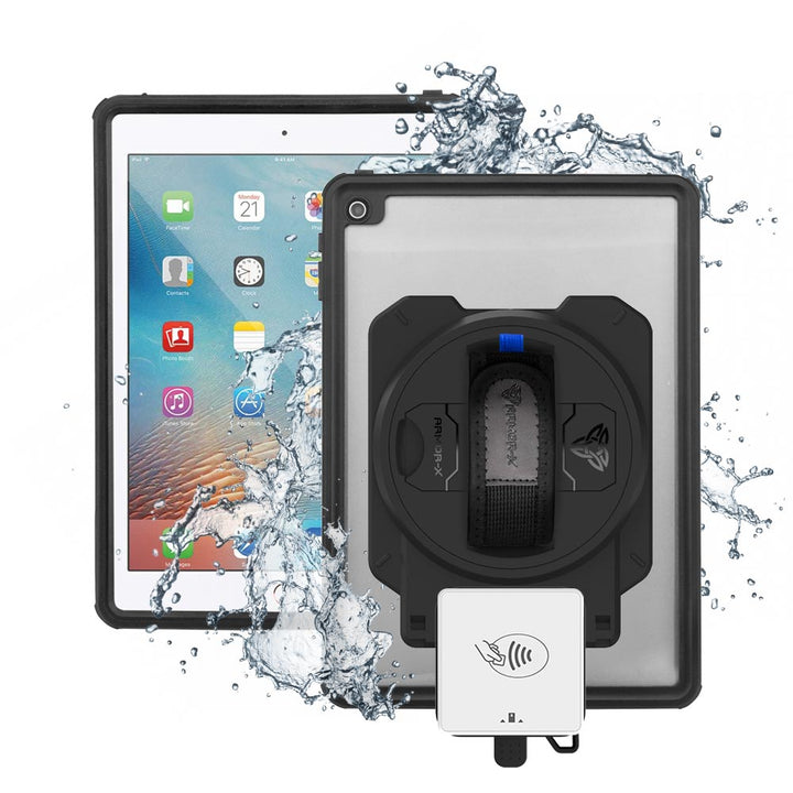 EX2-MAN-A6S | iPad Air 2 | IP68 Waterproof, Shock & Dust Proof Case With Payanywhere 3-in-1 Credit Card Reader Holder