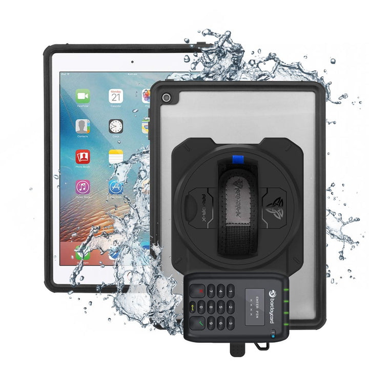 EX2-MAN-A6S | iPad Air 2 | IP68 Waterproof, Shock & Dust Proof Case With Barclaycard Card Reader Holder