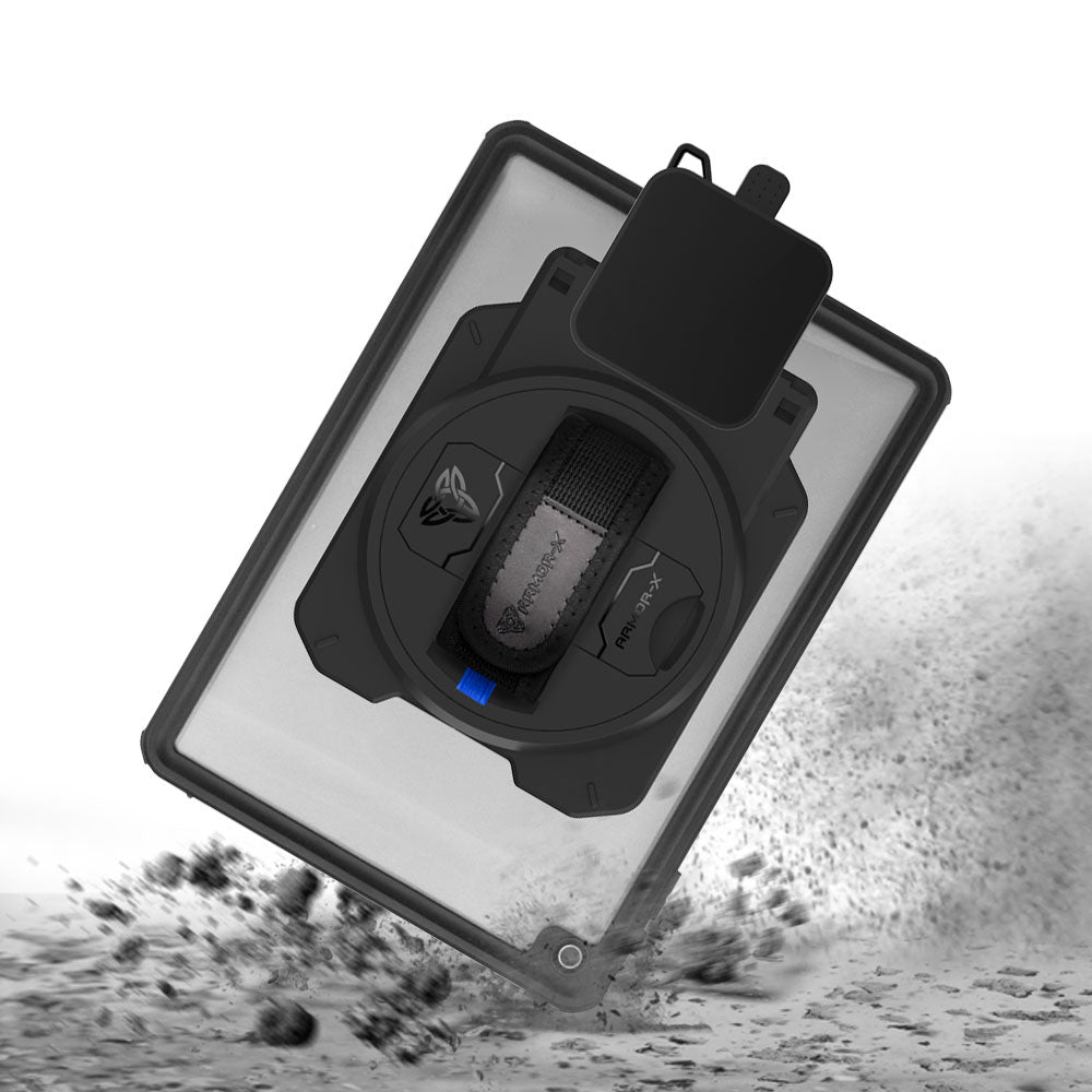 EX2-MAN-A6S | iPad Air 2 | IP68 Waterproof, Shock &amp; Dust Proof Case With dejavoo P12 mPOS PIN Pad