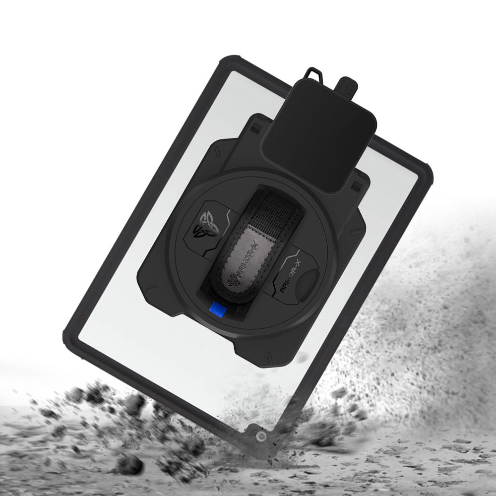 EX2-MAN-A8S | iPad Air (3rd Gen.) 2019 | IP68 Waterproof, Shock & Dust Proof Case With Sumup Card Reader Holder