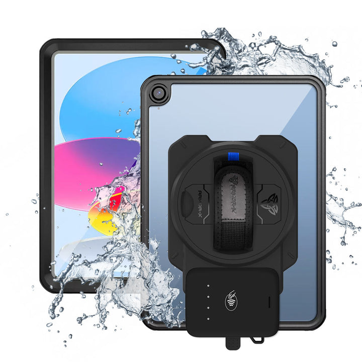 EX2-MAN-iPad-N5 | iPad 10.9 (10th Gen.) | IP68 Waterproof, Shock & Dust Proof Case With Adyen NYC1 Card Reader Holder