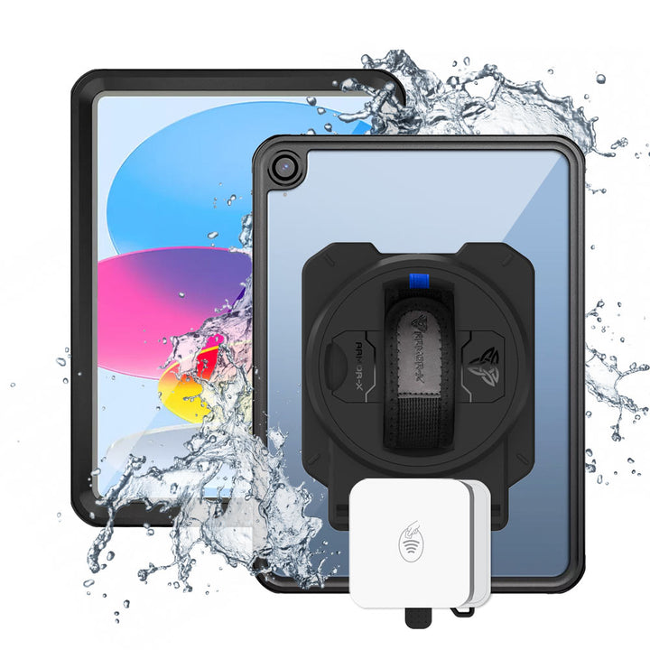 EX2-MAN-iPad-N5 | iPad 11-Inch (11th Gen / A16) | IP68 Waterproof, Shock & Dust Proof Case With Stripe Reader M2 Card Reader Holder