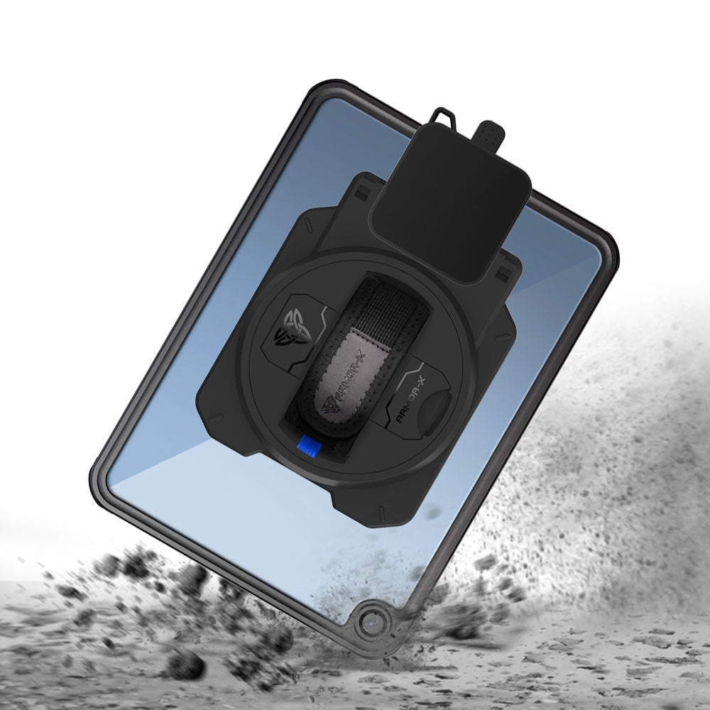 EX2-MAN-iPad-N5 | iPad 10.9 (10th Gen.) | IP68 Waterproof, Shock & Dust Proof Case With Sumup Card Reader Holder