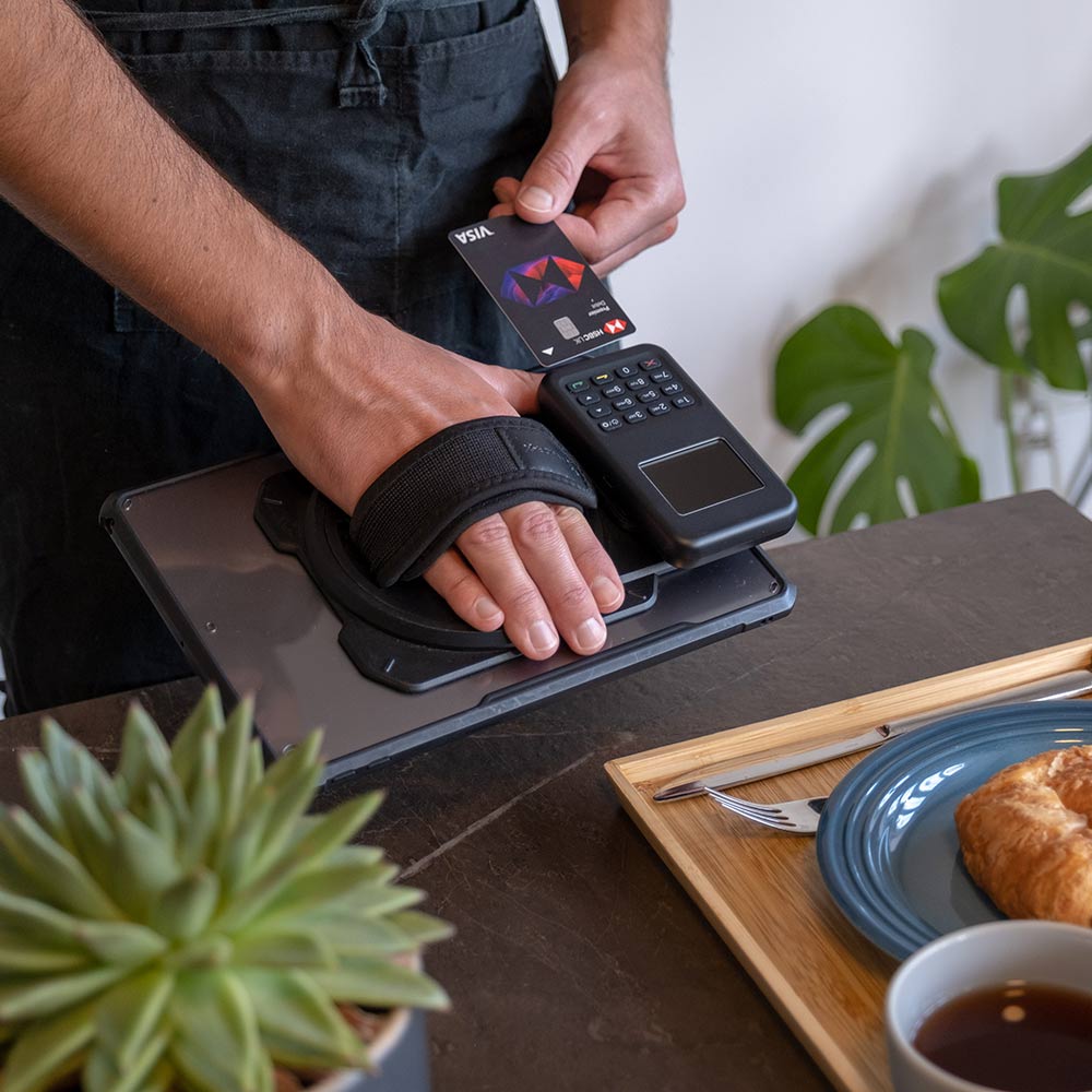 EX2-MAN-A7S | iPad 9.7 ( 5th / 6th Gen. ) 2017 / 2018 | IP68 Waterproof, Shock & Dust Proof Case With ID TECH VP3350