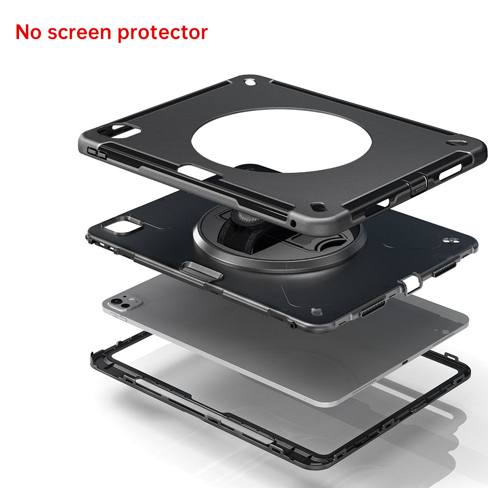 ARMOR-X iPad Pro 13 ( M4 ) shockproof case. Ultra 3 layers impact resistant design.